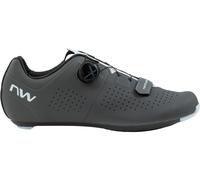 Northwave Chaussures Storm en carbone gris/blanc