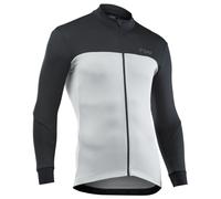 Northwave - Force 2 Jersey L/S Full Zip - Maillot de cyclisme - XL - light grey / black