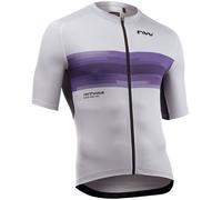 NORTHWAVE Force Evo Jersey Short Sleeve - Homme - Gris / Violet - taille L- modèle 2025
