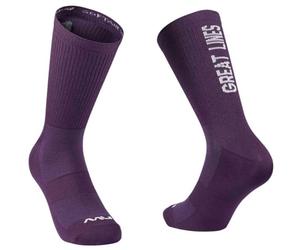 Northwave Good Times Chaussettes de cyclisme violettes 2025 : taille : M (40-43)