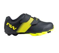 Northwave Hammer Mtb Shoes Noir EU 36 Garçons,Filles Black / Yellow Fluo