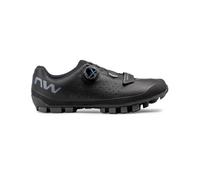 Northwave Hammer Plus Wide - Chaussures de Cyclisme VTT Adulte | Chaussures de VTT | Chaussures de Vélo pour Garçons, Noir , 40.5 EU