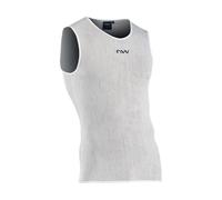 Northwave Maillot de corps Light sans manches blanc Taille M