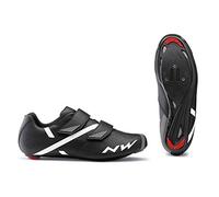 NORTHWAVE Mixte Zapatos Carretera Jet 2 Chaussures de Cyclisme, Black, 44 EU