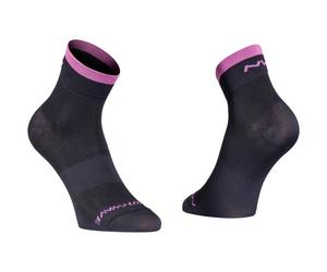 Northwave - Origin Sock - Chaussettes vélo Black / Fuchsia - M (40 - 43)