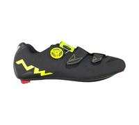 NORTHWAVE Phantom CARBON Chaussures De Vélo SPD SPD-SL Taille 42 Noir Jaune Fluo