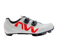 Northwave - Rebel 3 - Chaussures de cyclisme - EU 39 - light grey / red fluo