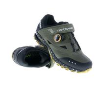 Chaussures Northwave Spider Plus 3 VTT vert-gris noir marron - 47