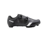Northwave Striker- Chaussures de Cyclisme VTT Adulte | Chaussures Mountain Bike, Black Lighgrey, 40.5 EU