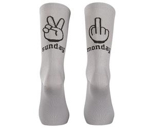 Northwave - Sunday Monday Sock - Chaussettes de cyclisme - EU 36-39 - light grey / forest green