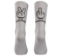 Northwave - Sunday Monday Sock - Chaussettes de cyclisme - EU 40-43 - light grey / forest green