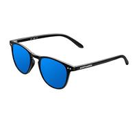 Northweek Wall Jibe, Lunettes de soleil unisexe, Multicolore - Noir mat - Bleu polarisé