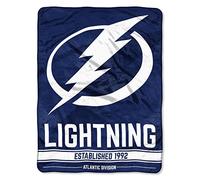 Northwest Couvre-lit Break Away » NHL Tampa Bay Lightning Couverture Micro Raschel 116,8 x 152,4 cm Mixte Adulte, 46" x 60"