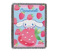 Northwest Couverture de Tapisserie tissée, 122 x 152 cm, Cinnamoroll Strawberry Surprise