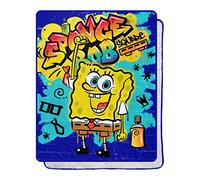 Northwest Couverture en Polyester, Motif Bob l'éponge Graffiti 101,6 x 127 cm