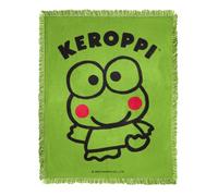 Northwest Couverture Jacquard tissée - 117 x 152 cm - Keroppi Friendly Froggy