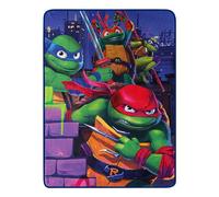 Northwest Couverture Micro Raschel Tortues Ninja Teenage Mutant 116,8 x 152,4 cm, Mayhem Rules
