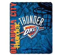 Northwest Couvre-lit en Polaire imprimé NBA Golden State Warriors, Enfant Femme Mixte Homme, 1NBA/03101/0033/AMZ, Bleu, 50" x 60"