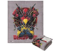 Northwest Deadpool Couverture Sherpa au toucher soie 127 x 152,4 cm Dead Serious