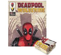 Northwest Deadpool Silk Touch Sherpa Couverture 50"" x 60"" Deadpool Wolverine Comic
