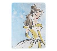 Northwest Disney Couverture Micro Raschel La Belle et la Bête 116,8 x 152,4 cm Aquarelle Belle
