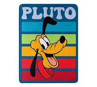 Northwest Disney Mickey Mouse Micro Raschel Couverture 117 x 152 cm Rayures Pluto