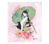 Northwest Disney Princesses Couverture Toucher Soie 127 x 152,4 cm Collage Mulan