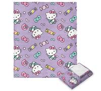 Northwest Hello Kitty Couverture en Soie au Toucher, 116,8 x 152,4 cm, Bonbons Mignons