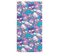 Northwest Hello Kitty Serviette de Plage en Microfibre, 76,2 x 152,4 cm, Popcorn Party