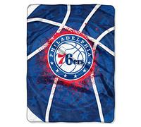 Northwest NBA Shadow Play en Peluche Couvre-lit Motif, 152,4 x 203,2 cm, 1NBA/68000/0020/AMZ, Red, 60" x 80"