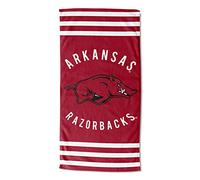 Northwest NCAA Arkansas Razorbacks Serviette de Plage Rayures 76,2 x 152,4 cm