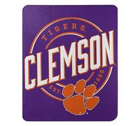 Northwest NCAA Clemson Tigers Couverture Polaire 127 x 152,4 cm Campagne