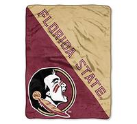 Northwest NCAA Florida State Seminoles Plaid Unisexe pour Adulte Micro Raschel 117 x 152 cm