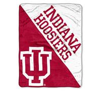 Northwest NCAA Indiana Hoosiers NCAA Demi-Teintes 116,8 cm par 152,4 cm Micro Couvre-lit Motif Couverture, Carmin, 116,8 x 152,4 cm