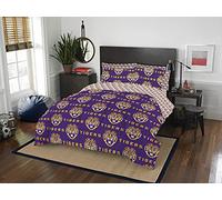Northwest NCAA LSU Tigers Unisex-Adult Bed in a Bag Set, Full, Rotary