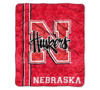 Northwest NCAA Nebraska Cornhuskers 50-inch-by-60-inch Sherpa sur Sherpa Jeté de lit Jersey Motif