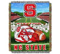 Northwest NCAA Notre Dame Fighting Irish Home Field Advantage tissé Tapisserie Couvre-lit, Homme Mixte Femme, COL051010080RET, North Carolina State Wolfpack