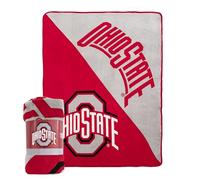 NORTHWEST NCAA Ohio State Buckeyes NCAA Demi-Teintes 116,8 cm par 152,4 cm Micro Couvre-lit Motif Couverture, Scarlet, 116,8 x 152,4 cm