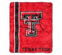 NORTHWEST NCAA Texas Tech Rouge Raiders 50-inch-by-60-inch Sherpa sur Sherpa Jeté de lit Jersey Motif