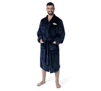 Northwest Silk Bath Robe Peignoir de Bain Toucher Soie Mixte, Couleurs de l'équipe, XL