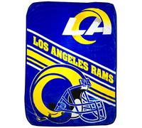 NORTHWEST NFL Los Angeles Rams Raschel Couvre-lit incliné 152,4 x 203,2 cm
