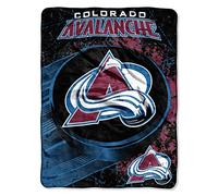 Northwest NHL Colorado Avalanche Micro Raschel Couverture 117,8 x 152,4 cm Ice Dash