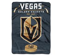 Northwest NHL inspiré en Peluche Couvre-lit Motif, 152,4 x 203,2 cm, NHL, Noir