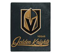 Northwest NHL Vegas Golden Knights Couverture Raschel Unisexe pour Adulte, 127 x 152,4 cm, Signature