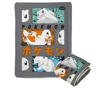 Northwest Pokémon Couverture Sherpa Vison 127 x 152,4 cm, Herbe, feu, Eau