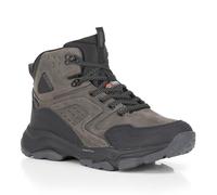 Northwest Territory Everest Bottes de randonnée imperméables en cuir pour homme - Chaussures de randonnée mi-hautes avec semelle antidérapante et doublure respirante, gris, 40 2/3 EU