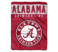 Northwest The Company Alabama Crimson Tide Couverture Raschel Basique Rouge 152,4 x 203,2 cm