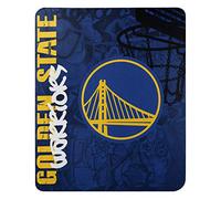 Northwest The Company Couverture Polaire NBA Golden State Warriors Hard Knocks, 127 x 152,4 cm, Bleu