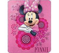 The Northwest Company Disney Minnie's Bowtique Couverture Polaire Motif So Many Bows Multicolore 45 x 152 cm