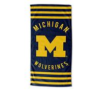 Northwest The Company NCAA Michigan Wolverines Serviette de Plage Bleu 30 x 60 cm